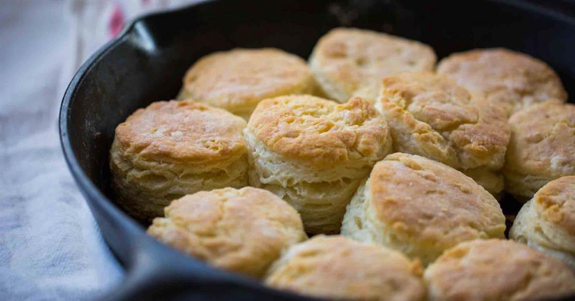 The Best Buttermilk Drop Biscuits (in Cast Iron) - Vindulge